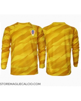 Croazia Portiere Maglia Gara Casa Repliche Europei 2024 Maniche Lunghe